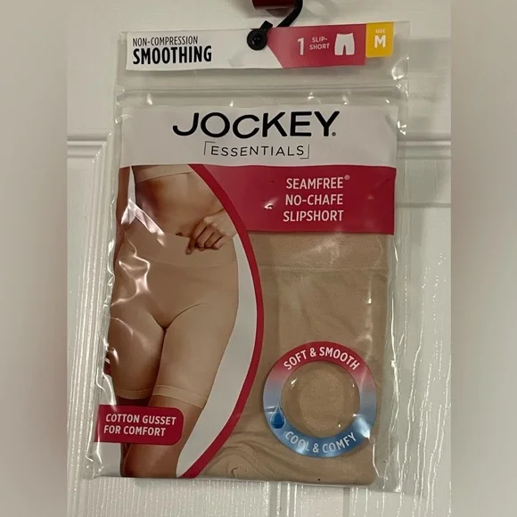 🔴 3/$12 Jockey Seamless Beige No Chafe Slipshorts! NEW! Size Medium. - Picture 7 of 9